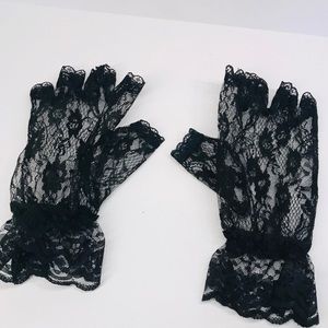 Victorian inspired lace gloves